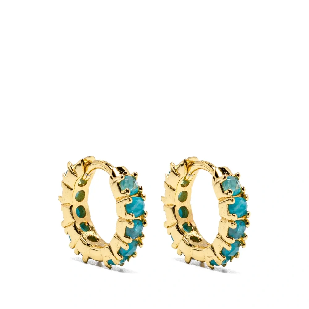 Серьги-хагги с апатитами