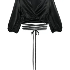 Атласная блузка