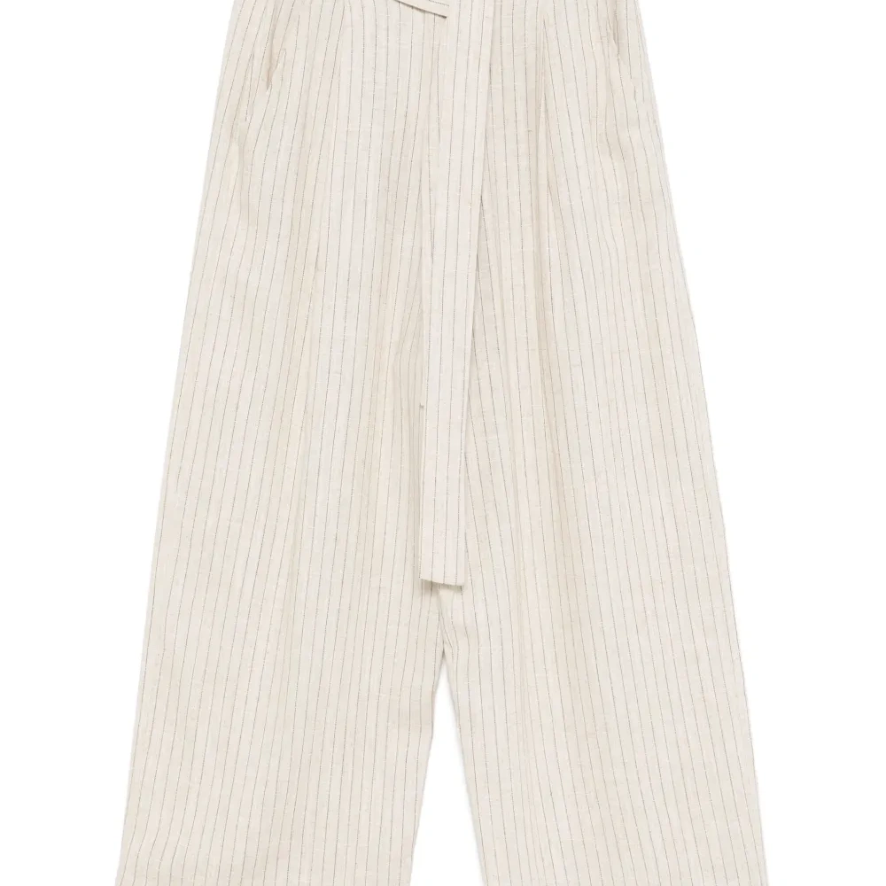 Брюки в полоску