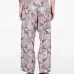 Брюки с узором пейсли