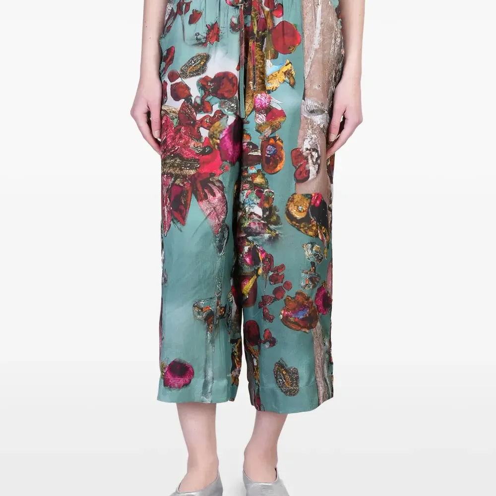 Брюки с графичным принтом Брюки с графичным принтом