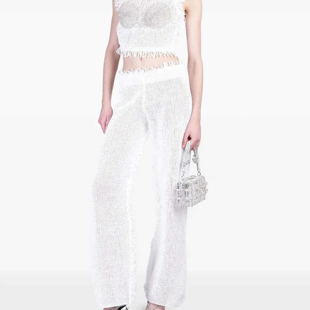 Брюки рыхлой вязки