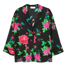 Рубашка с цветочным принтом