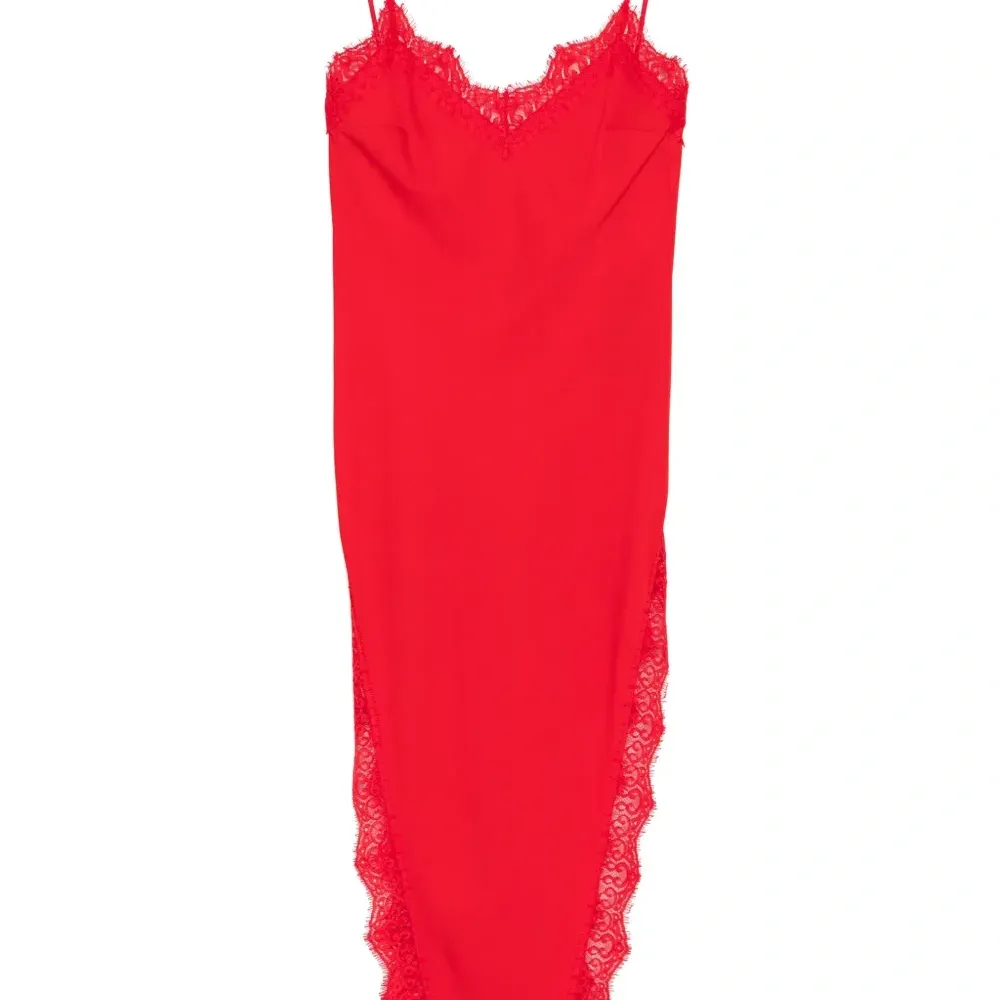 Платье-комбинация с разрезами