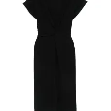 Поплиновое платье миди