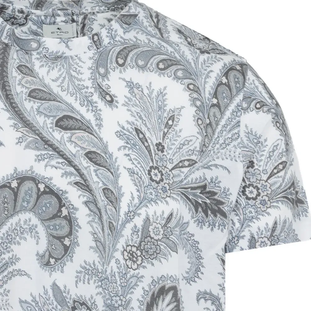 Футболка с принтом пейсли