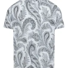 Футболка с принтом пейсли