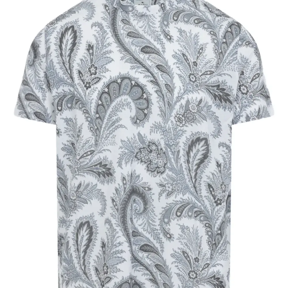 Футболка с принтом пейсли