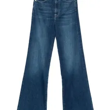 широкие джинсы с завышенной талией