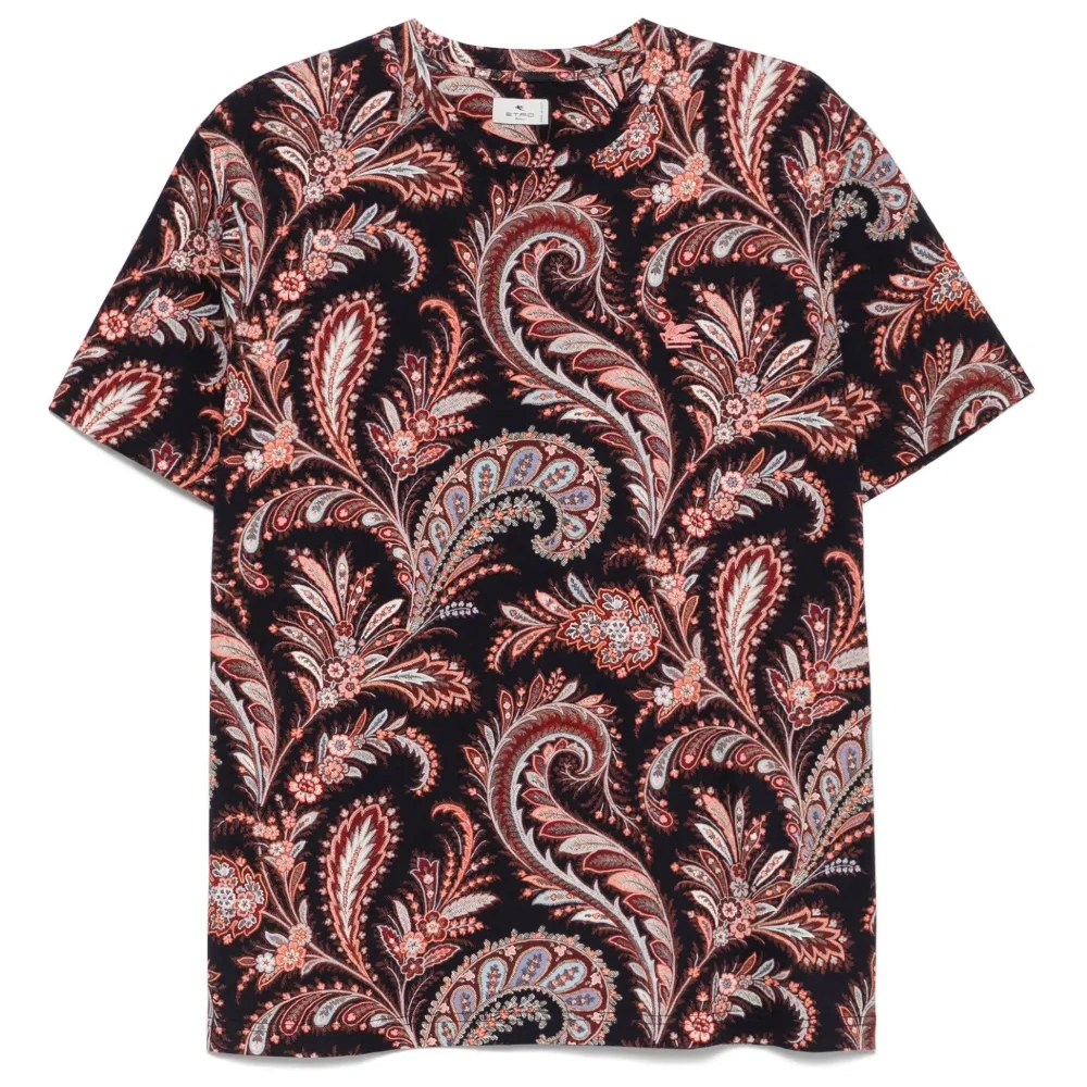 Футболка с принтом пейсли