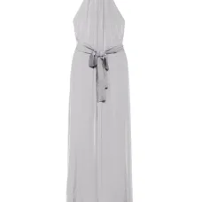 Атласное платье макси