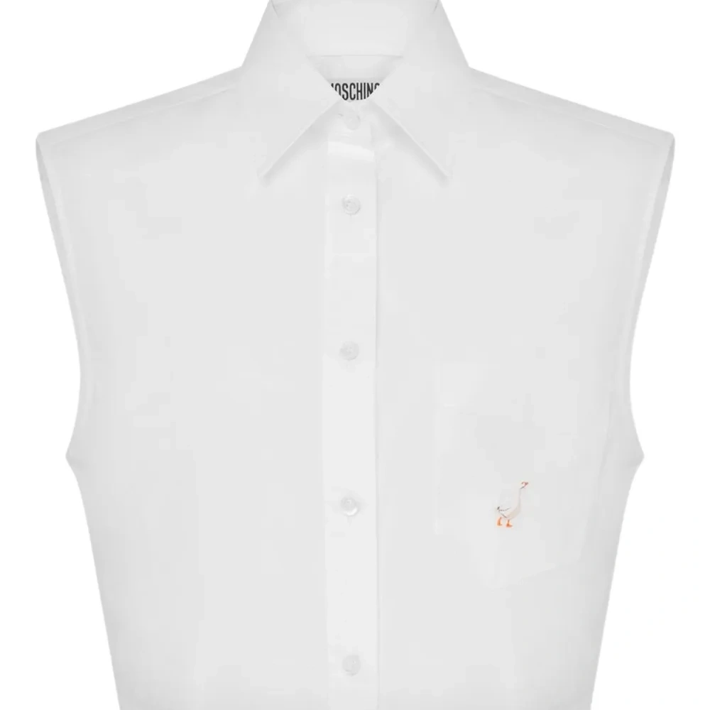 укороченная поплиновая рубашка