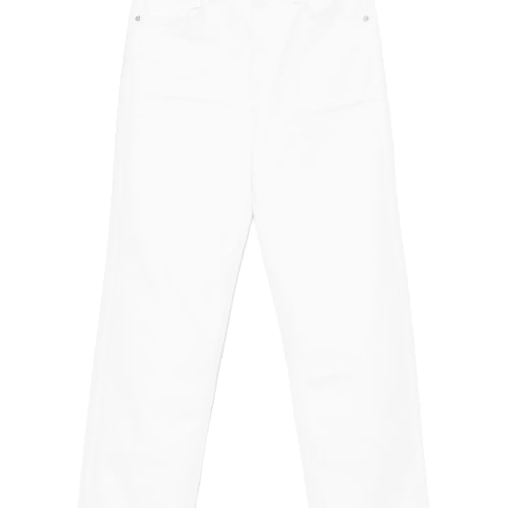 джинсы с нашивкой-логотипом