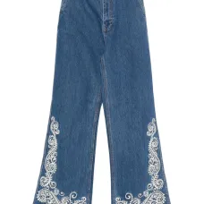 Джинсы с вышивкой Джинсы с вышивкой