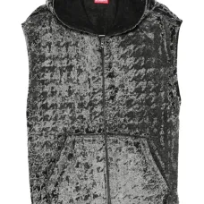 Жилет на молнии с капюшоном