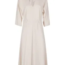 Платье миди из ткани кади