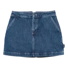 Джинсовая юбка А-силуэта