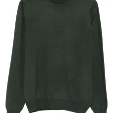 Джемпер с круглым вырезом и длинными рукавами