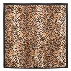 Шелковый платок с леопардовым принтом