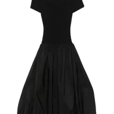 платье с короткими рукавами