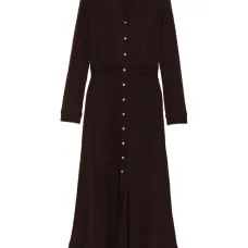 Платье с косами на пуговицах