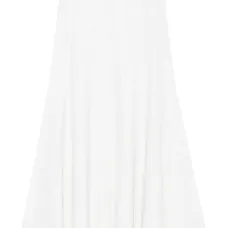 Юбка А-силуэта в рубчик