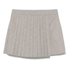 юбка-шорты в тонкую полоску