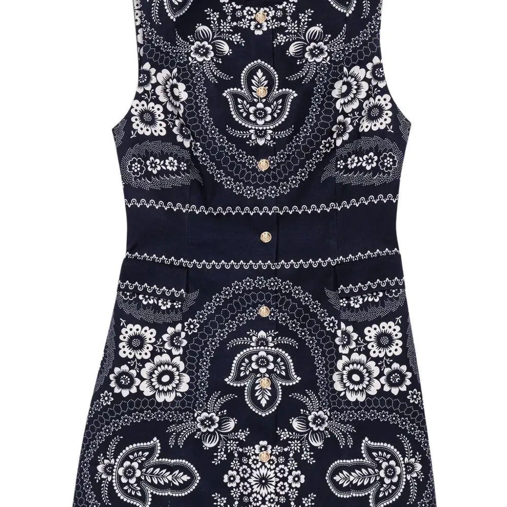 Платье-рубашка с бандана-принтом