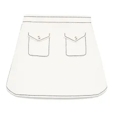 прямая юбка из смесового органического хлопка