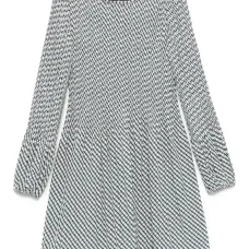 платье мини с принтом