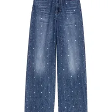 Джинсы с заклёпками