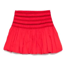 юбка мини с вышивкой