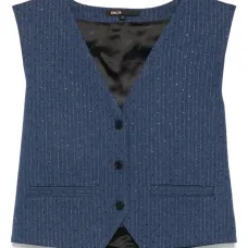 топ в тонкую полоску