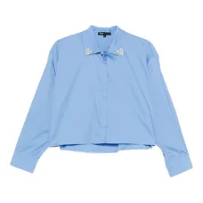 Блузка с брошью