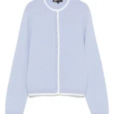 кардиган со стразами