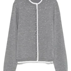 кардиган со стразами