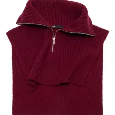 Воротник с молнией