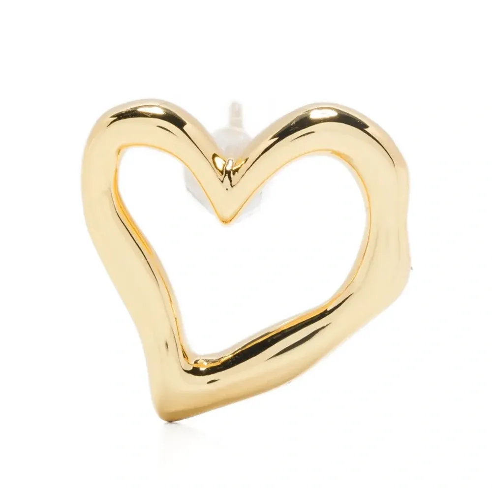 серьги в форме сердца