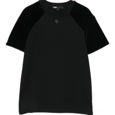 Футболка с бархатной вставкой