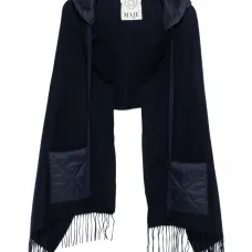 Пончо с капюшоном