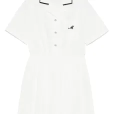 платье-рубашка с короткими рукавами