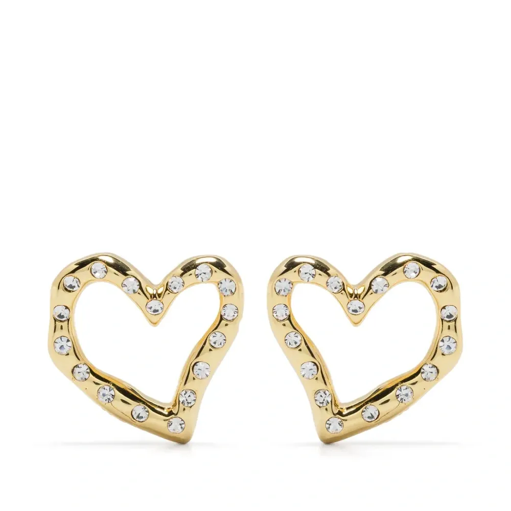 серьги со стразами