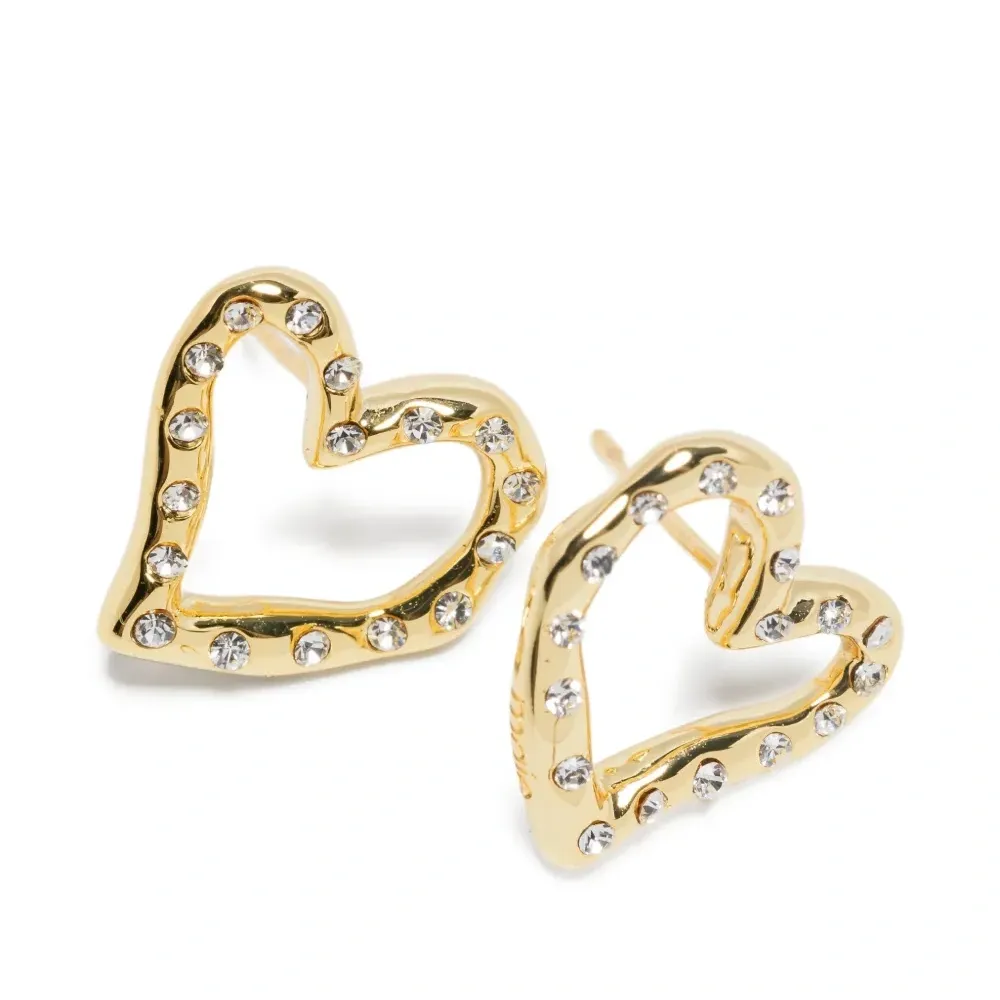 серьги со стразами