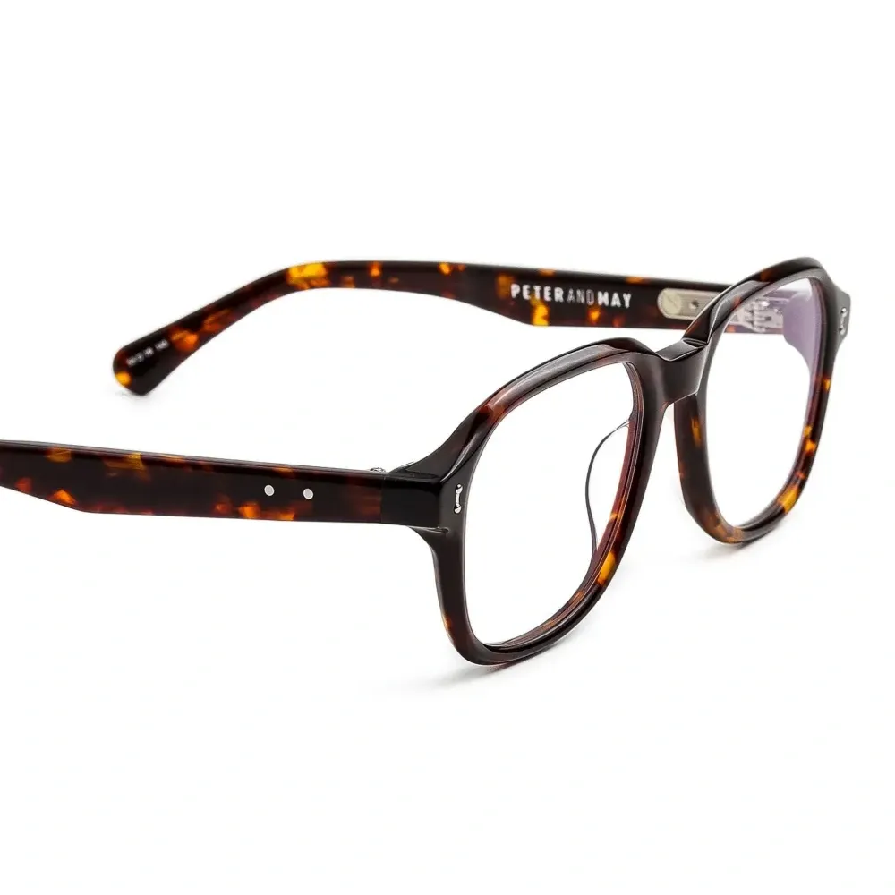 Очки Night Train в квадратной оправе черепаховой расцветки Очки Night Train в квадратной оправе черепаховой расцветки