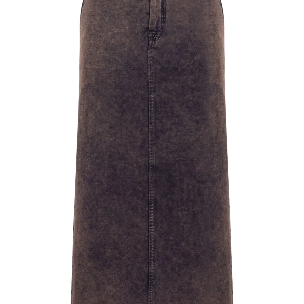 джинсовая юбка миди