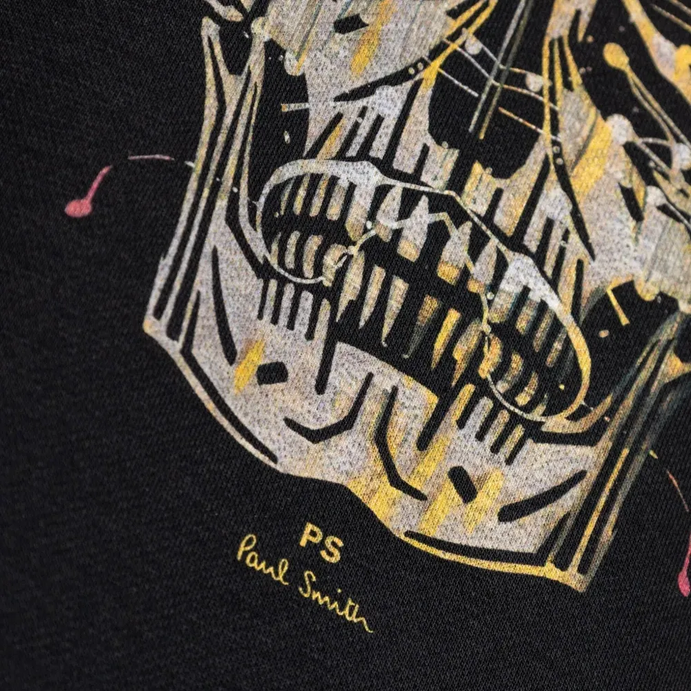 Толстовка с принтом Painted Skull