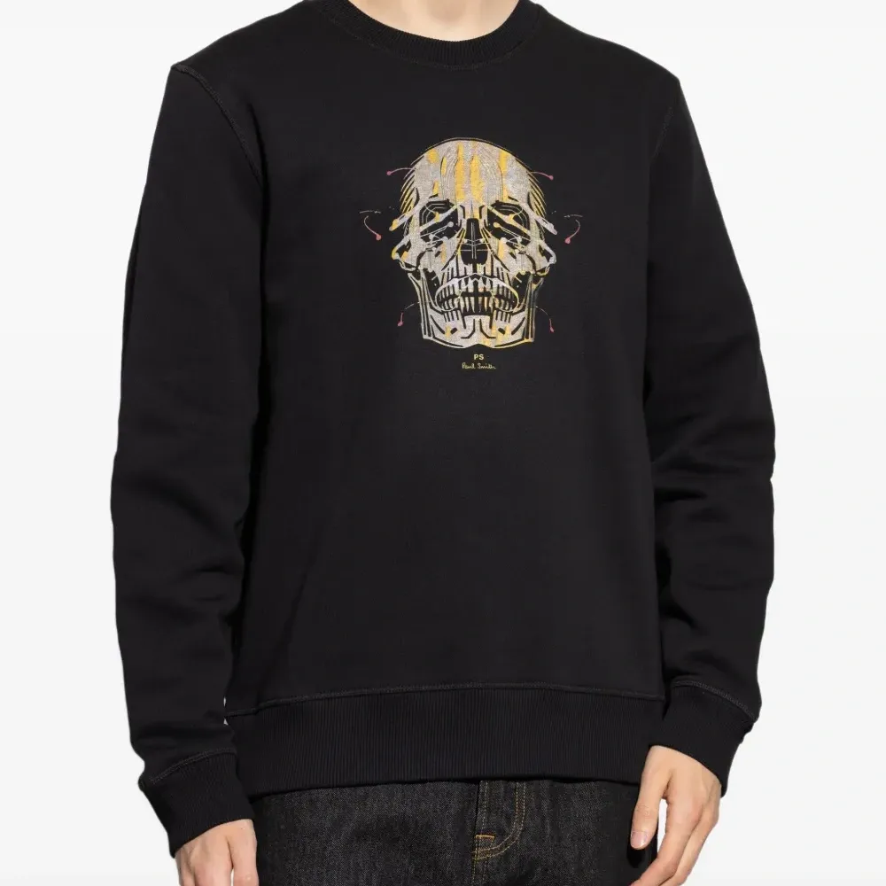 Толстовка с принтом Painted Skull