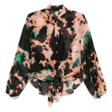 Рубашка с абстрактным принтом