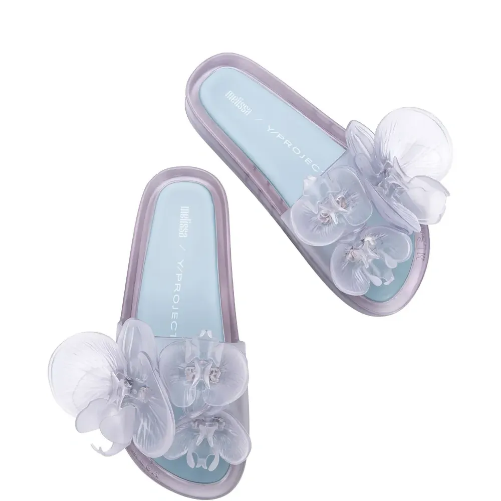 Сандалии с цветочным декором