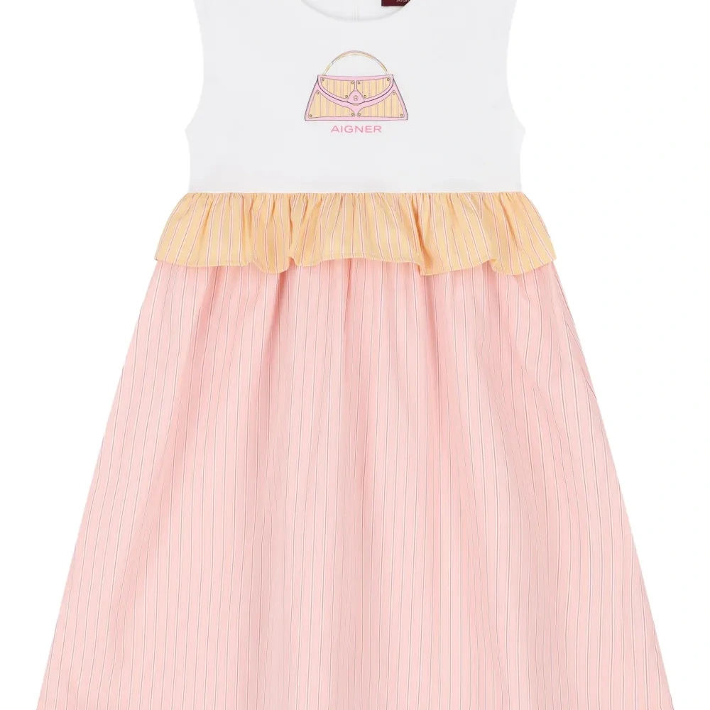 Платье с логотипом